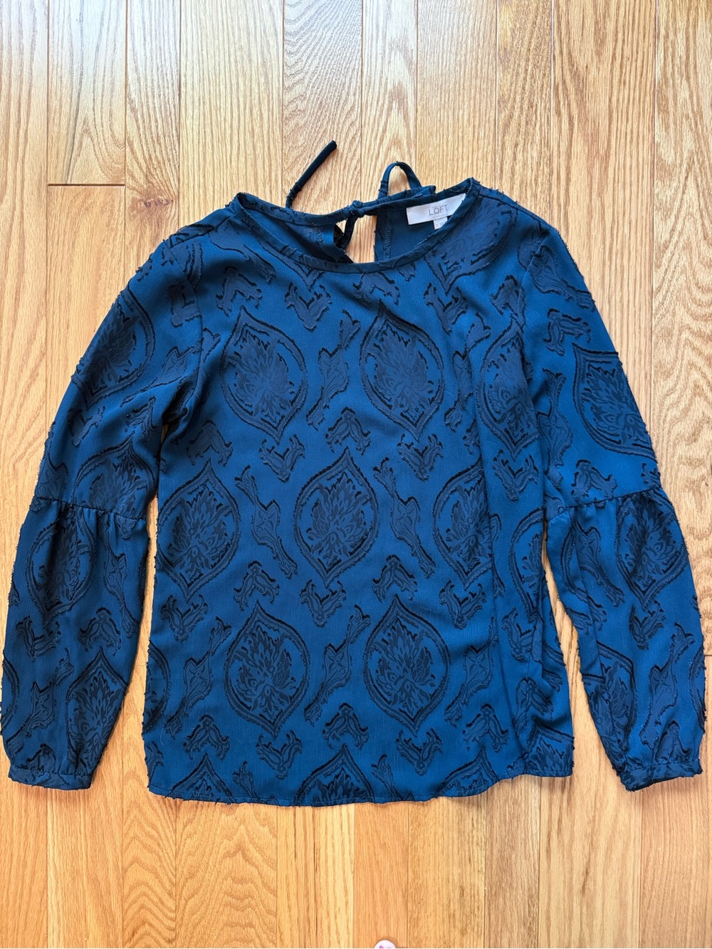 green paisley blouse | loft